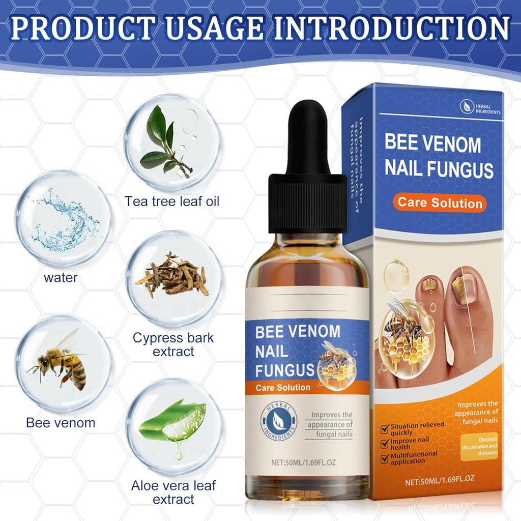 Sérum para Uñas con Veneno de Abeja 50ml – Tratamiento Antihongos y Cuidado Intensivo