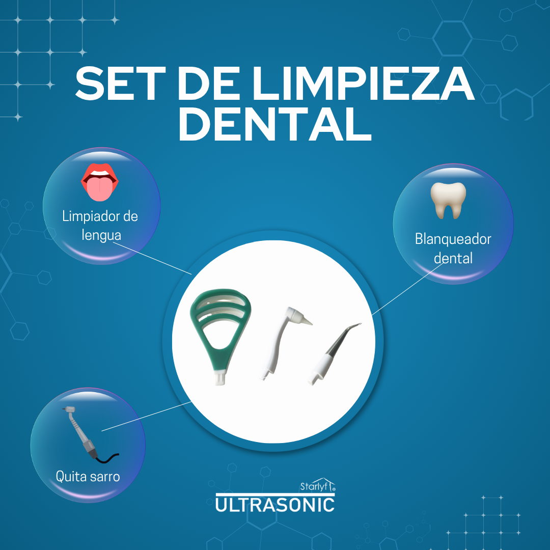 Limpiador Dental con Vibración de Alta Frecuencia para Limpieza Profunda y Efectiva