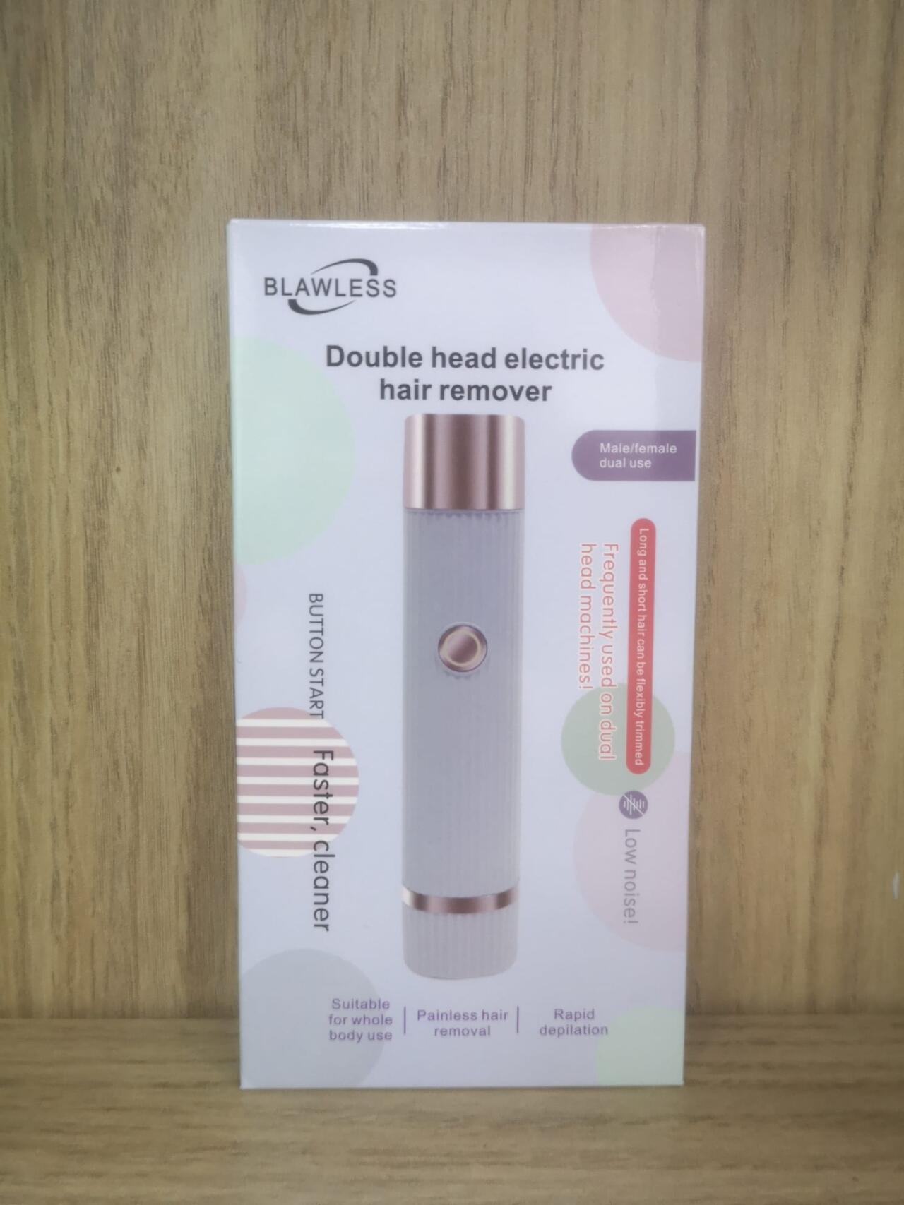 Depiladora portátil con doble cabezal