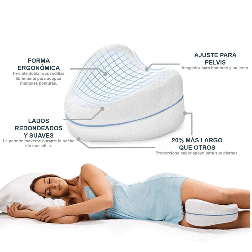 PACK 2 ALMOHADAS PARA PIERNAS CADERA LEG PILLOW PARA RODILLAS (4246)
