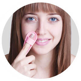 Bandas de depilación sin dolor para cara y cuerpo