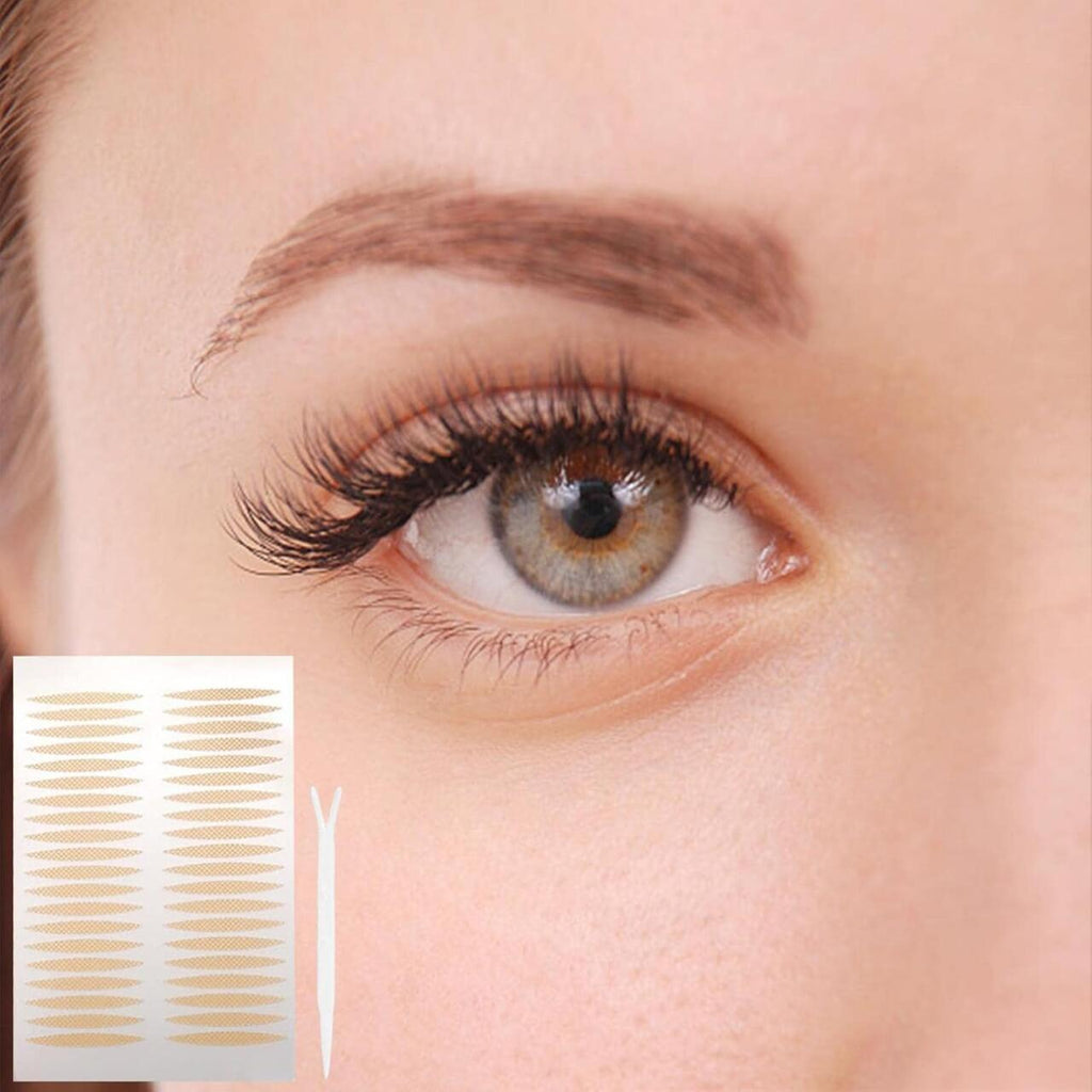 Pegatinas Impermeables de Doble Párpado – Efecto Lifting Instantáneo para Ojos Caídos