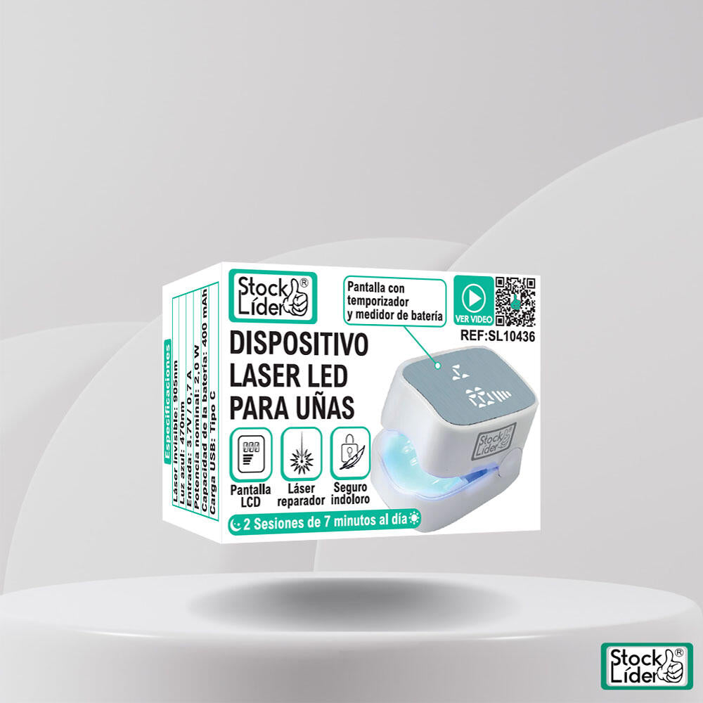 Dispositivo laser LED para uñas