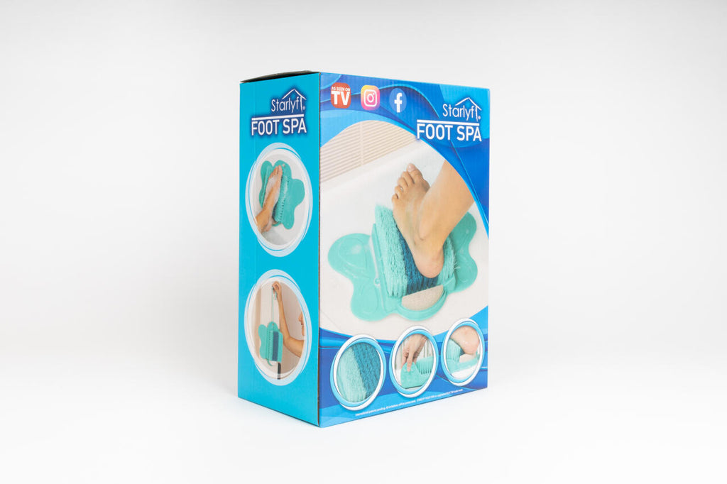 Cepillo para pies 3 en 1 que limpia, exfolia y masajea