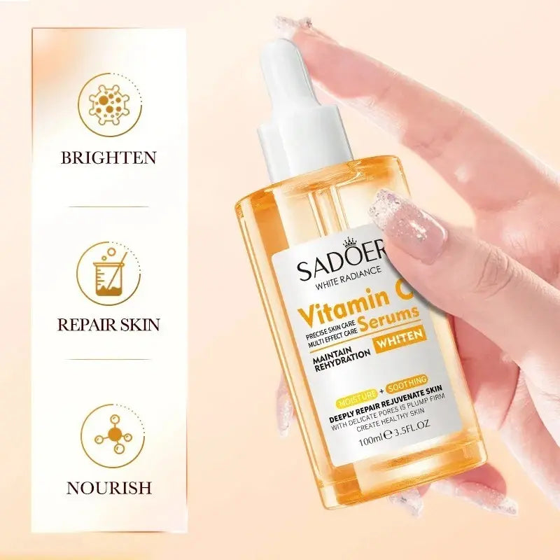 Sérum de Vitamina C SADOER 100 ml – Ilumina, Hidrata y Rejuvenece Tu Piel