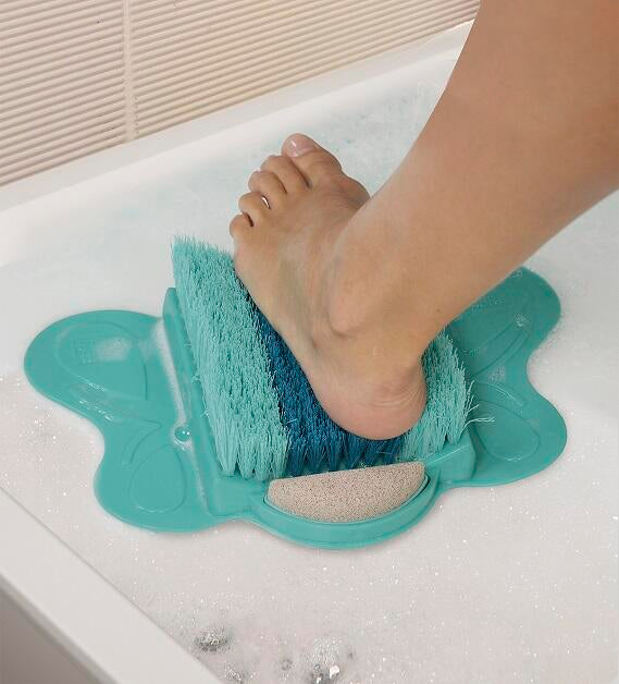 Cepillo para pies 3 en 1 que limpia, exfolia y masajea