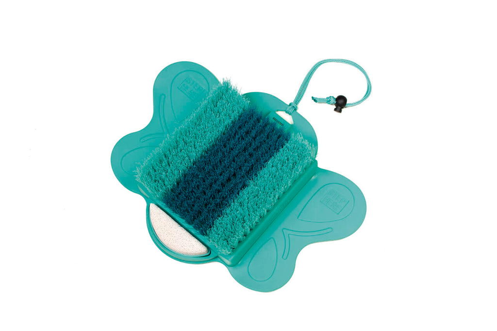 Cepillo para pies 3 en 1 que limpia, exfolia y masajea