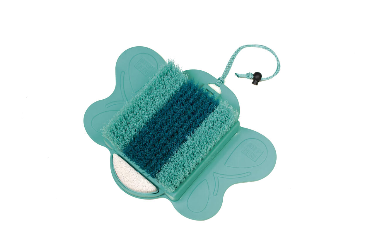 Cepillo para pies 3 en 1 que limpia, exfolia y masajea