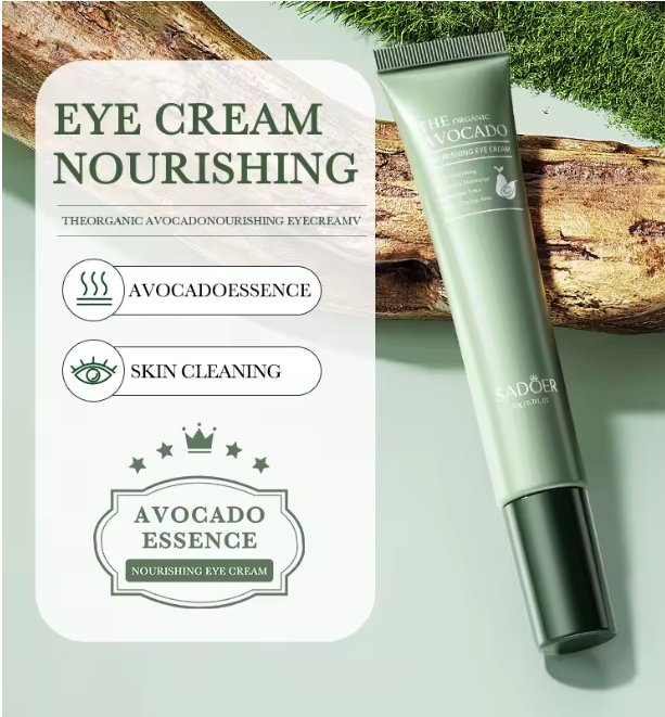 Crema de Ojos Nutritiva de Aguacate – Hidratación y Suavidad para una Mirada Radiante (20 g)