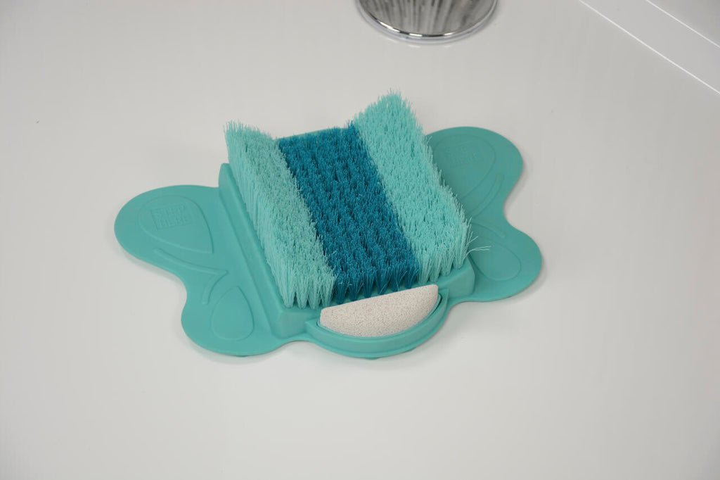 Cepillo para pies 3 en 1 que limpia, exfolia y masajea