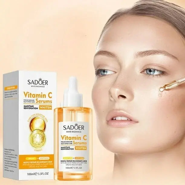 Sérum de Vitamina C SADOER 100 ml – Ilumina, Hidrata y Rejuvenece Tu Piel