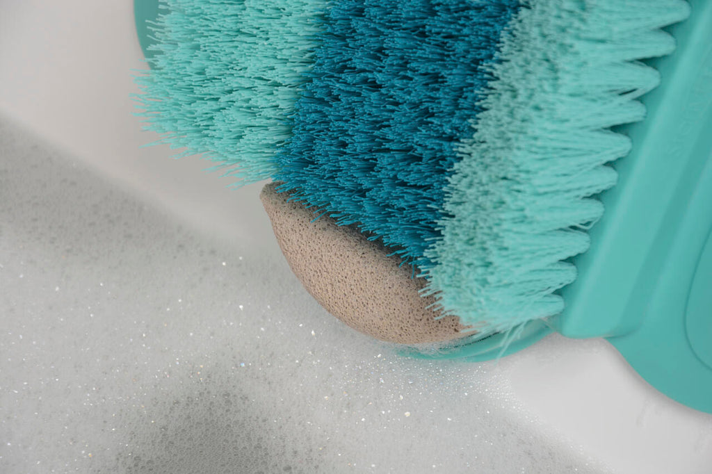 Cepillo para pies 3 en 1 que limpia, exfolia y masajea