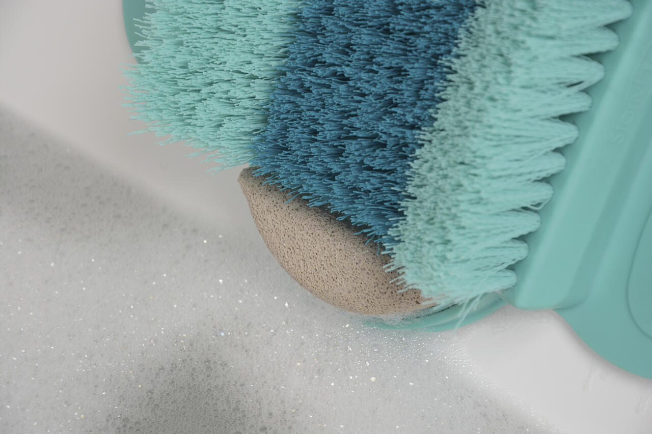 Cepillo para pies 3 en 1 que limpia, exfolia y masajea