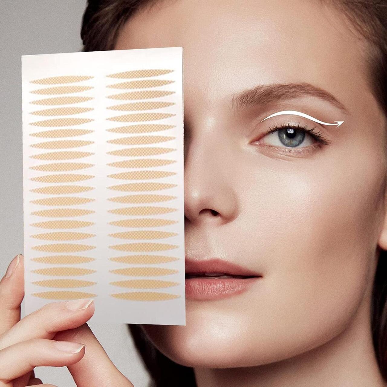 Pegatinas Impermeables de Doble Párpado – Efecto Lifting Instantáneo para Ojos Caídos